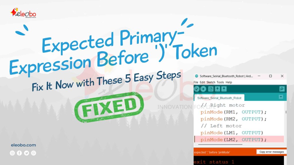 The “Expected Primary-Expression Before ')' Token” error is a common issue in Arduino coding. Learn how to resolve it with easy-to-follow examples