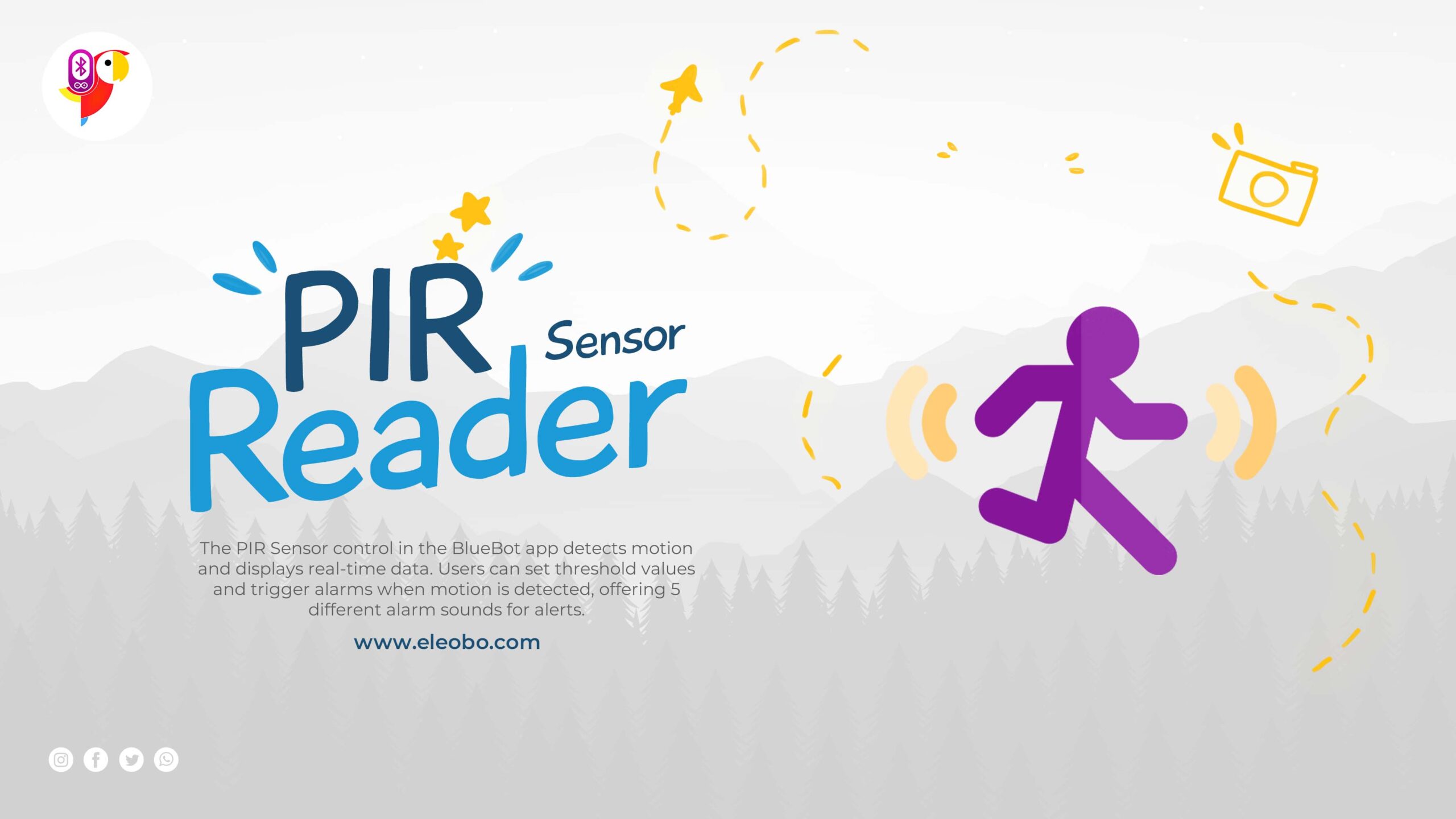 The PIR Sensor Control in the BlueBot App: Real-Time Motion Detection and Alerts