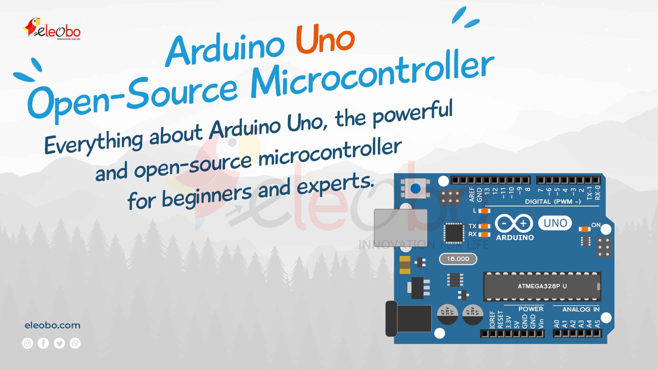 Everything about Arduino Uno, the powerful and open-source microcontroller for beginners and experts. Learn its hardware, components, pins,