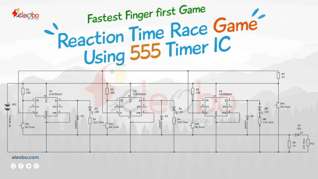 Master the Ultimate Reaction Game Circuit: Build Your Fastest Finger First Challenge!