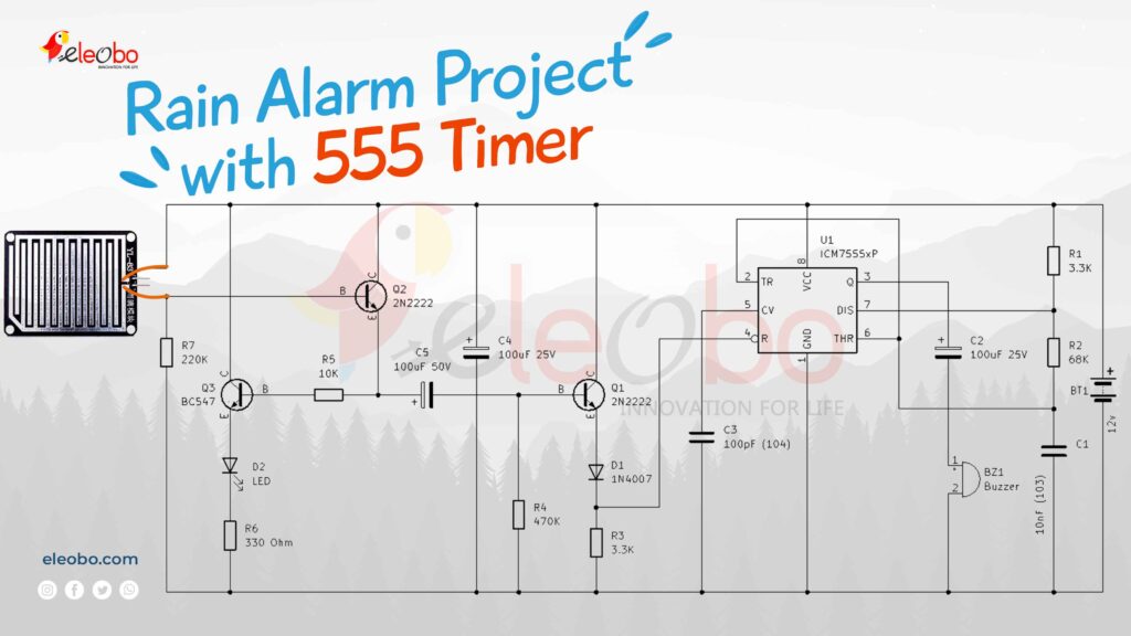 Rain Alarm Project: Download Rain Detector Project Explanation and Report (PDF)