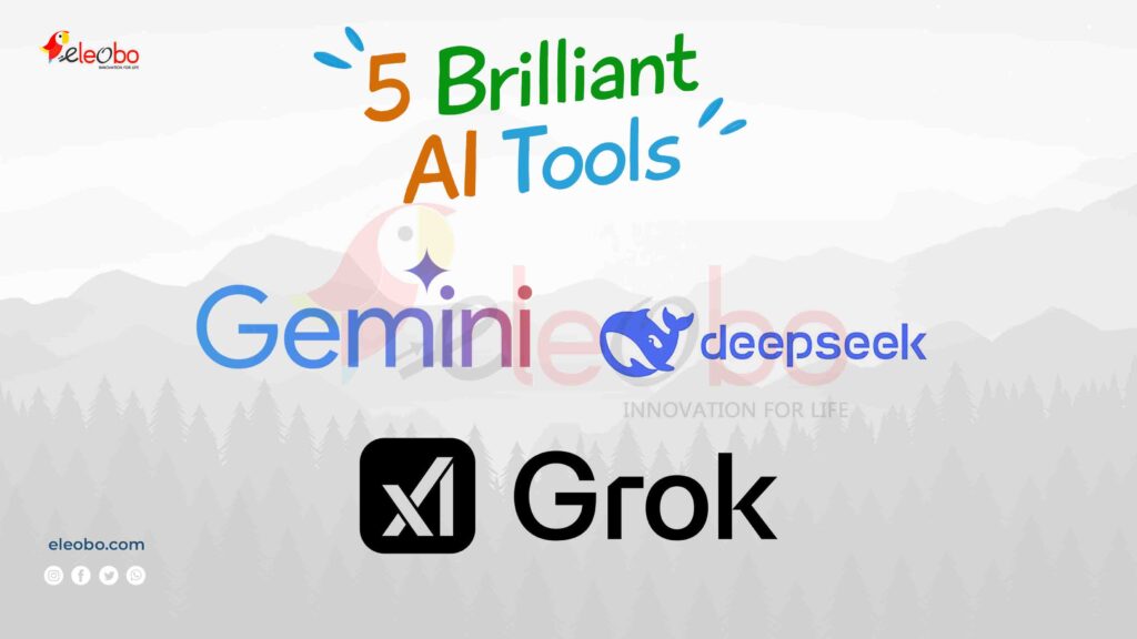 5 Brilliant AI Tools: Claude, ChatGPT, DeepSeek, Grok, and Gemini Unleashed